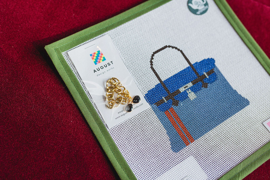 Bougie Bag- Cornflower-Canvas-August Design Works-The Pepper Pot