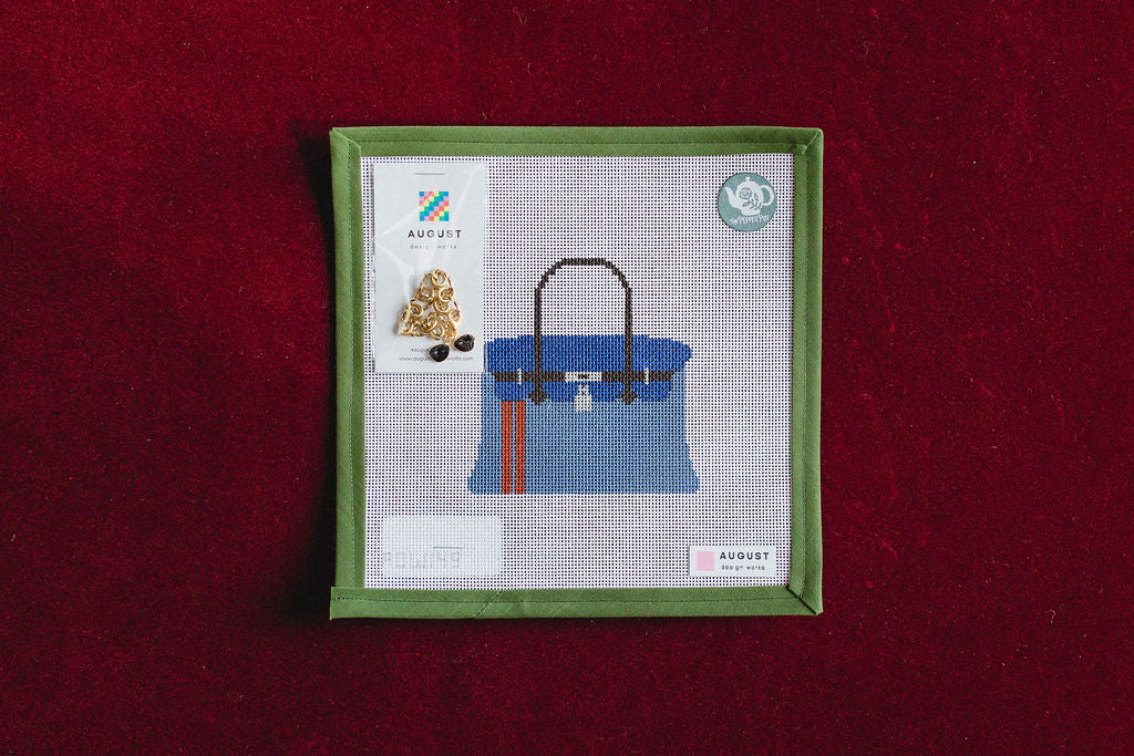 Bougie Bag- Cornflower-Canvas-August Design Works-The Pepper Pot
