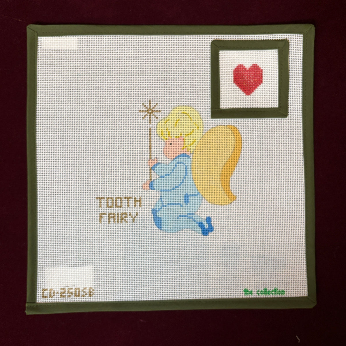 Boy Tooth Fairy-Needlepoint Canvas-The Collection Designs-The Pepper Pot Barrington, IL