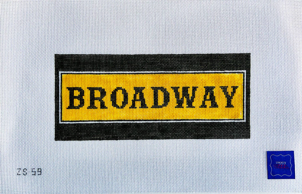 Broadway Eyeglass Case August Trunk Show-Needlepoint Canvas-KCN Designers-The Pepper Pot Barrington, IL