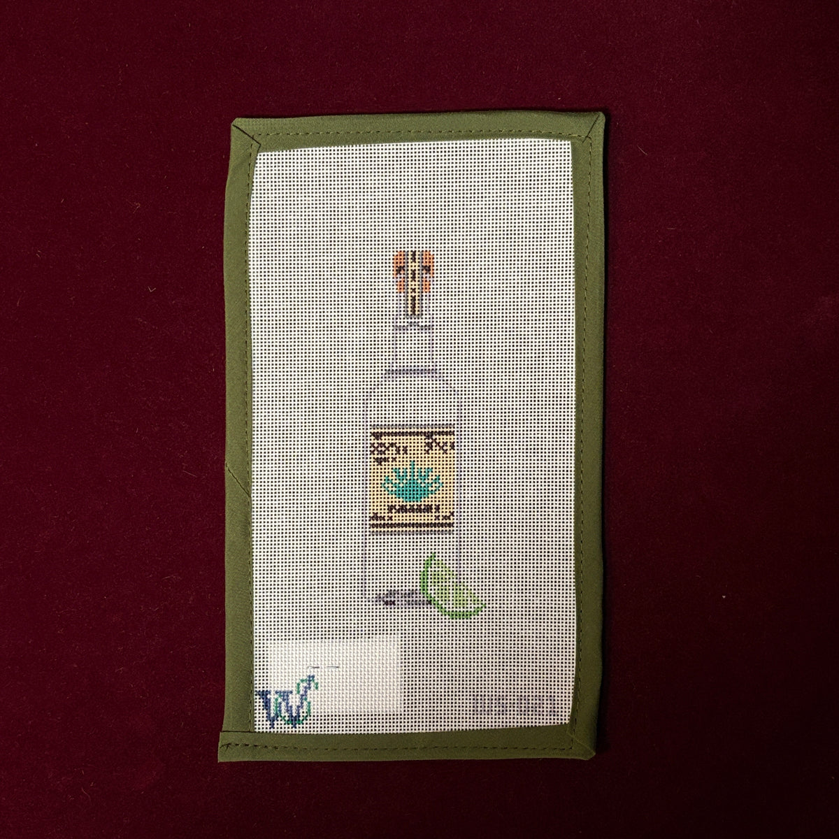 Casamigos-Needlepoint Canvas-Wipstitch-The Pepper Pot Barrington, IL