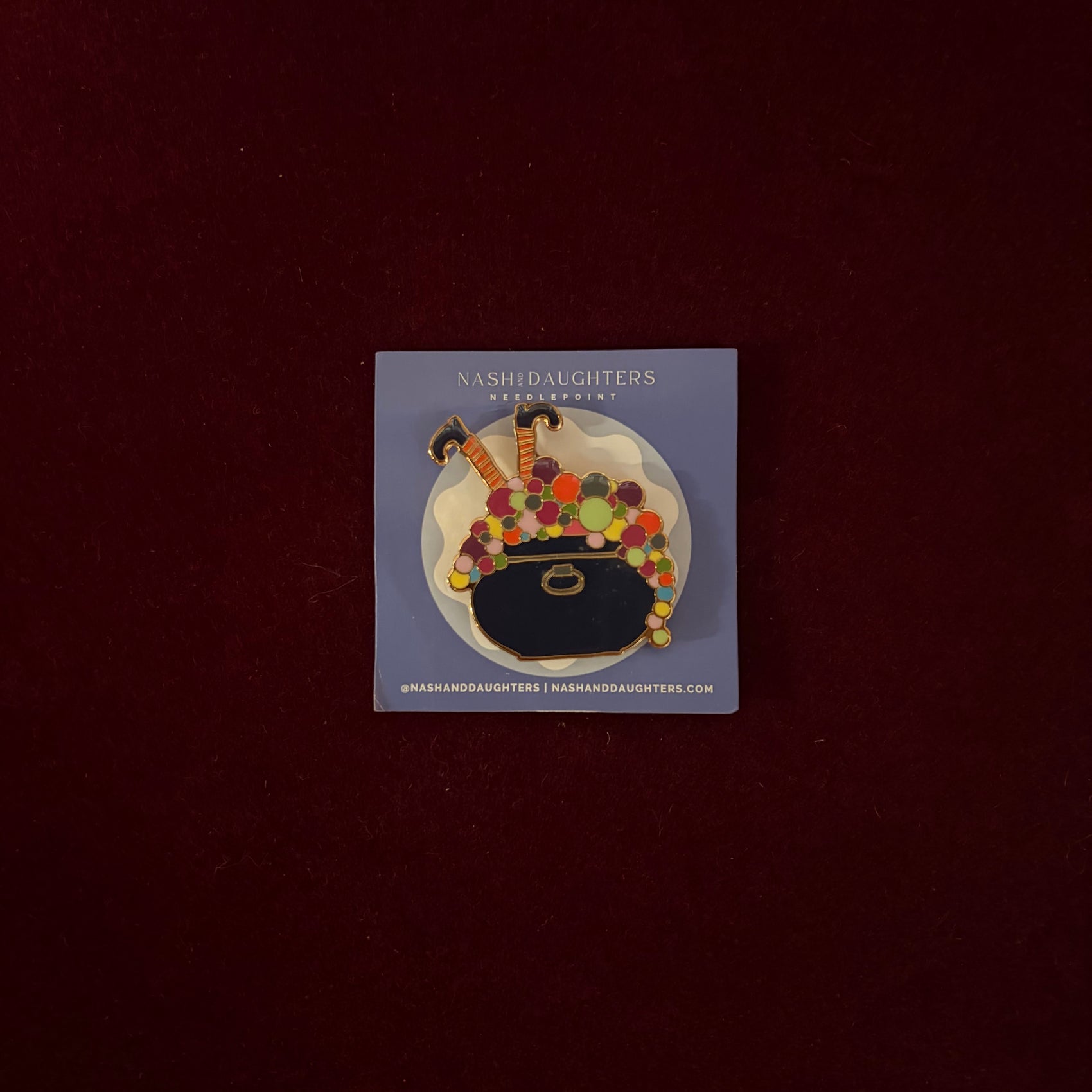 Cauldron Needle Minder-Needle Minder-Nash and Daughters-The Pepper Pot