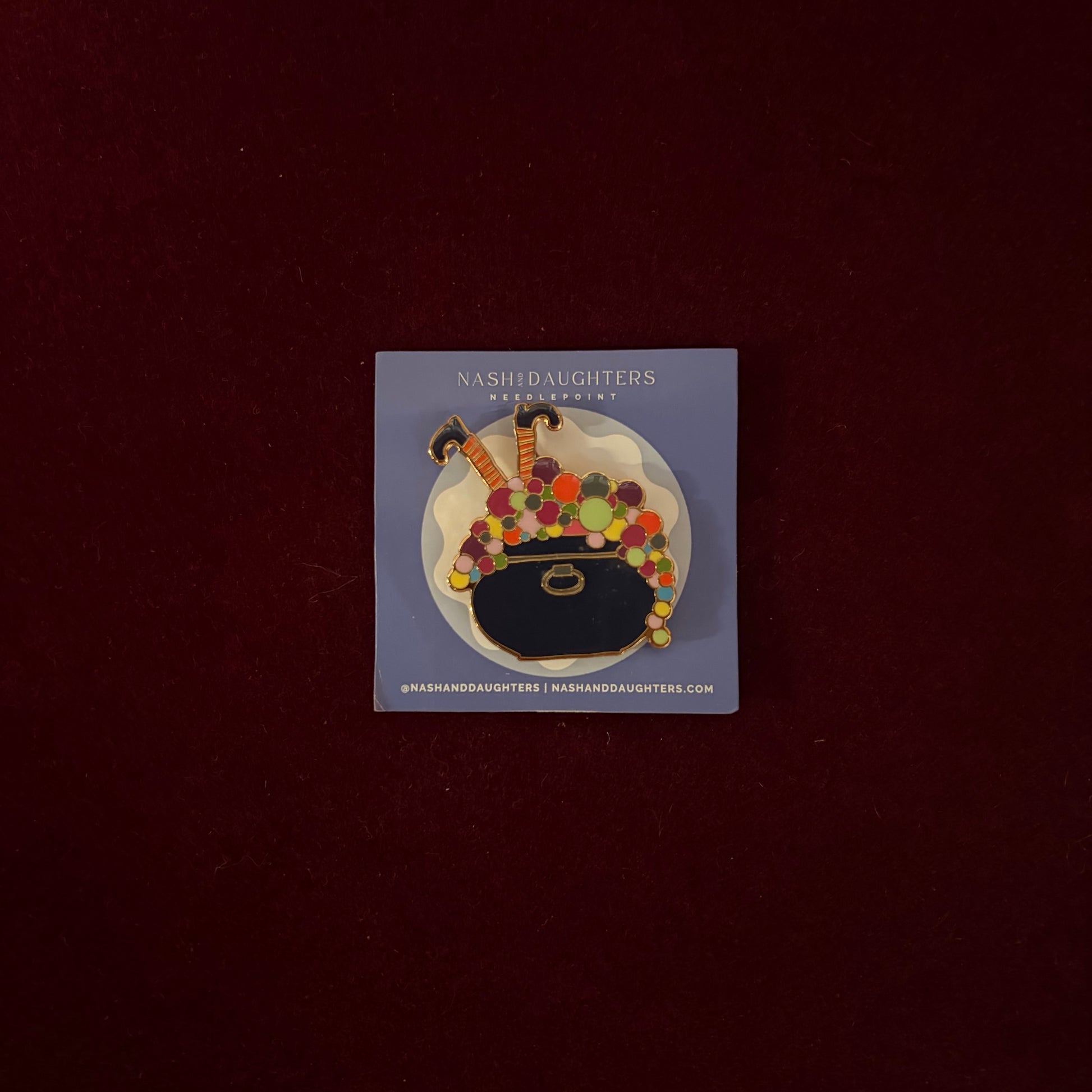 Cauldron Needle Minder-Needle Minder-Nash and Daughters-The Pepper Pot