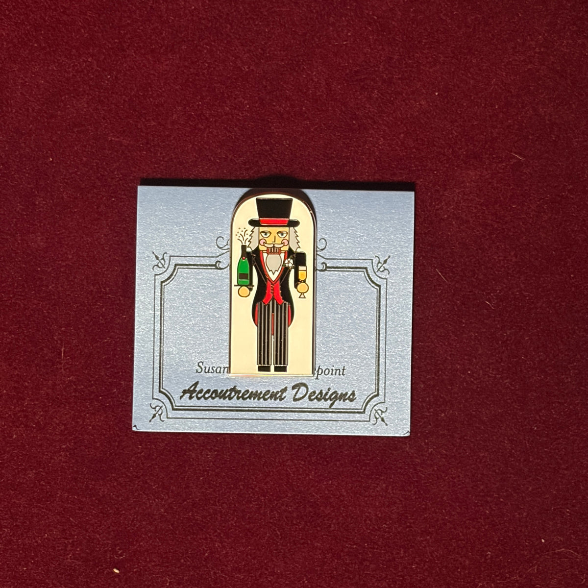 Champagne Nutcracker Needleminder-The Pepper Pot