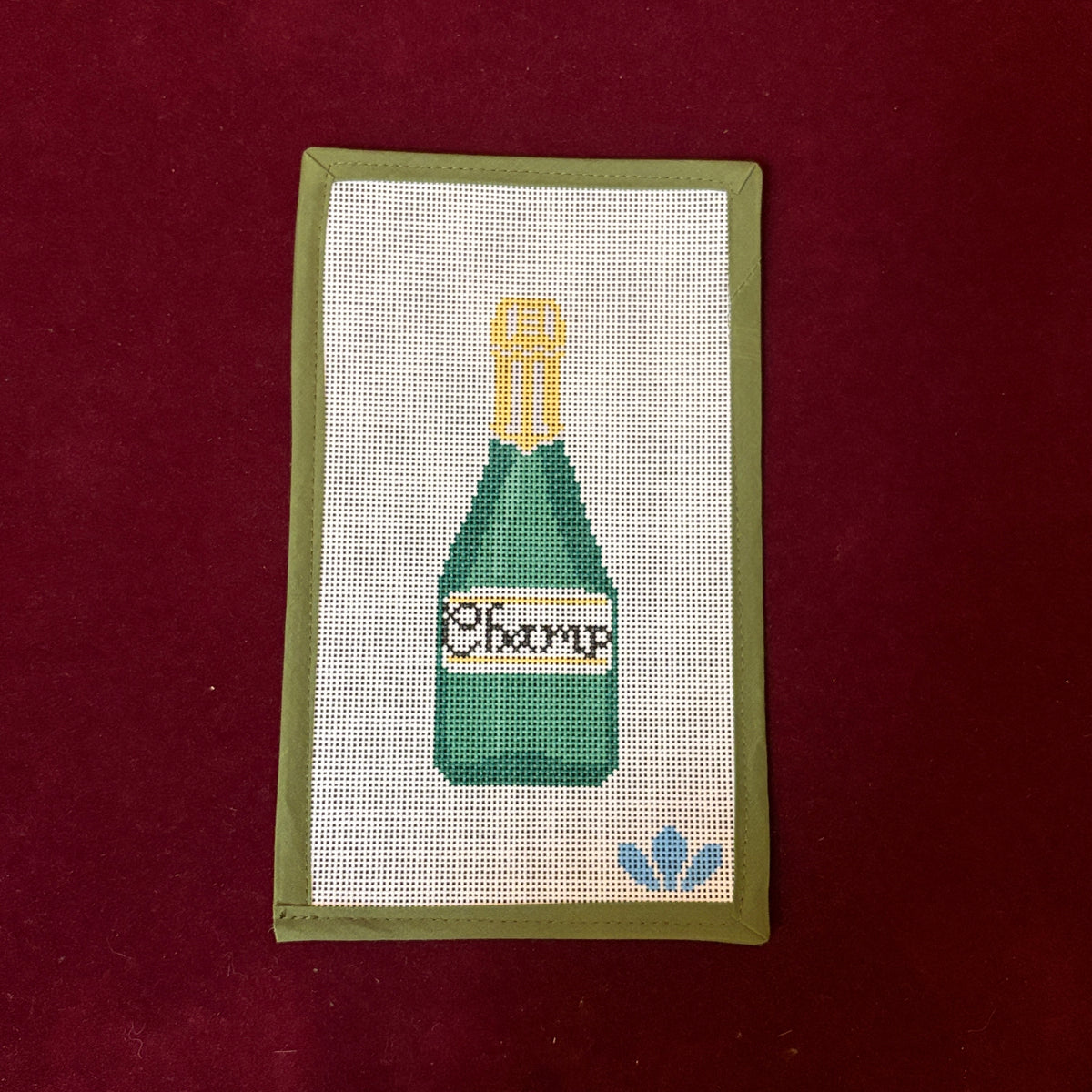Champs-Needlepoint Canvas-Three Petals Needlepoint-The Pepper Pot Barrington, IL