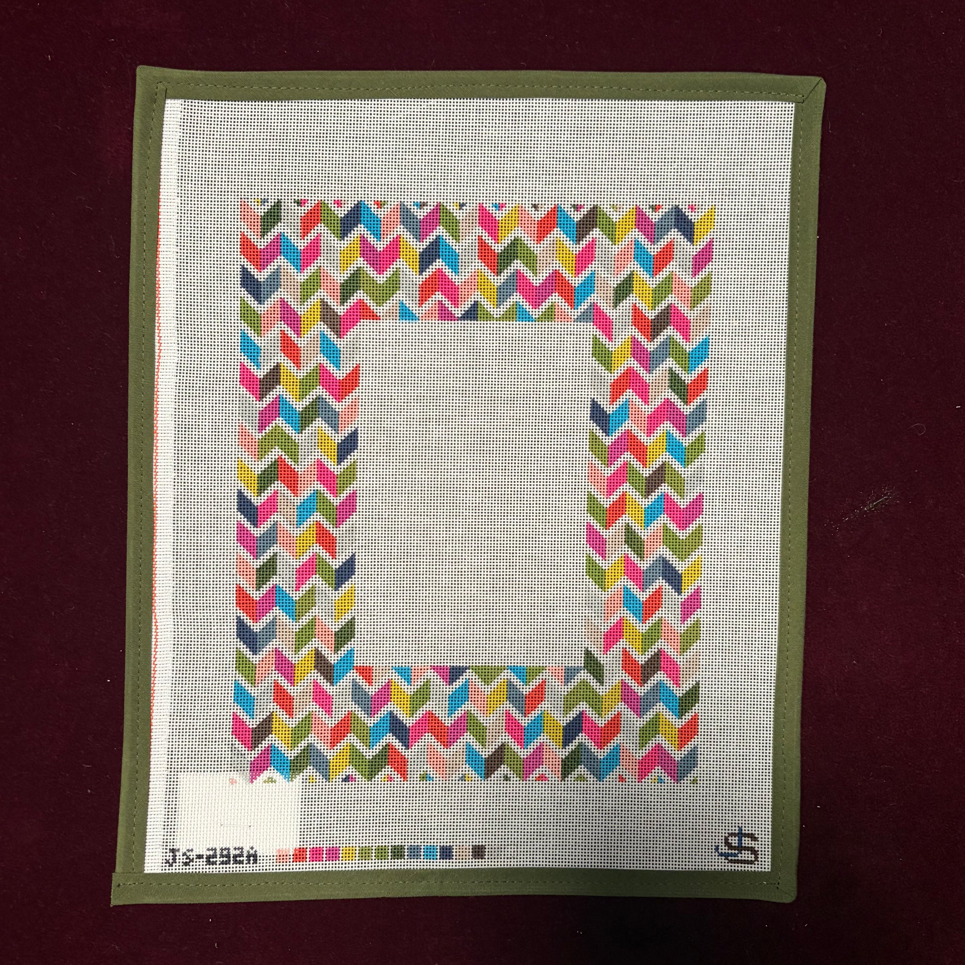 Chevron Frame-Canvas-Jeni Sandberg-The Pepper Pot