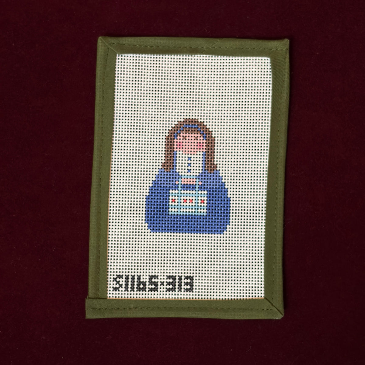 Chicago Angel-Needlepoint Canvas-KCN Designers-The Pepper Pot Barrington, IL