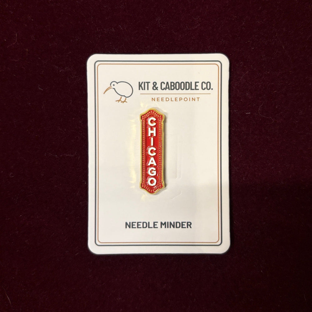 Chicago Sign Needle Minder-Needle Minder-Kit & Caboodle-Magnetic Needle Minder-The Pepper Pot-Barrington IL