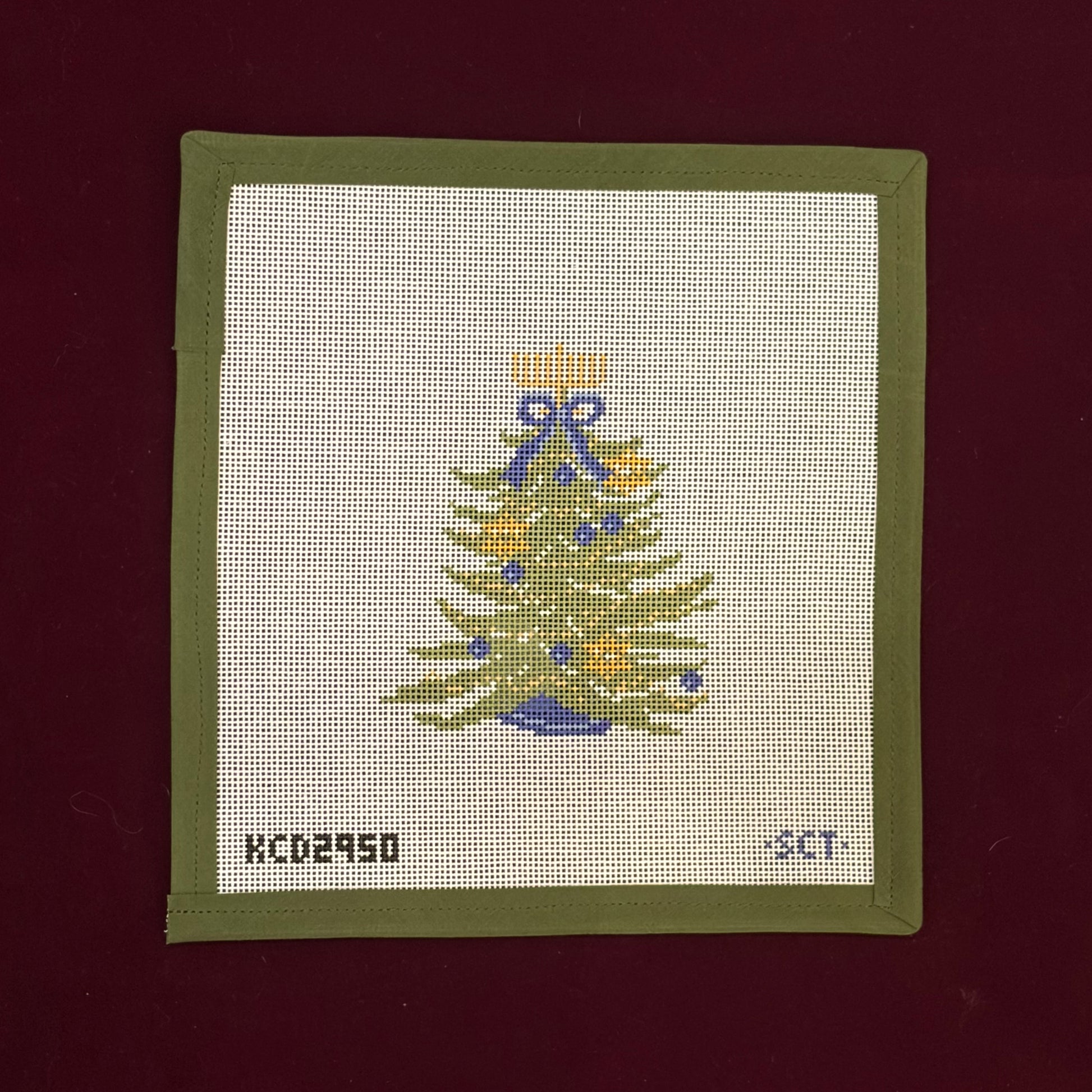 Chrismukkah Tree Printed Canvas-Canvas-SCT Designs-The Pepper Pot