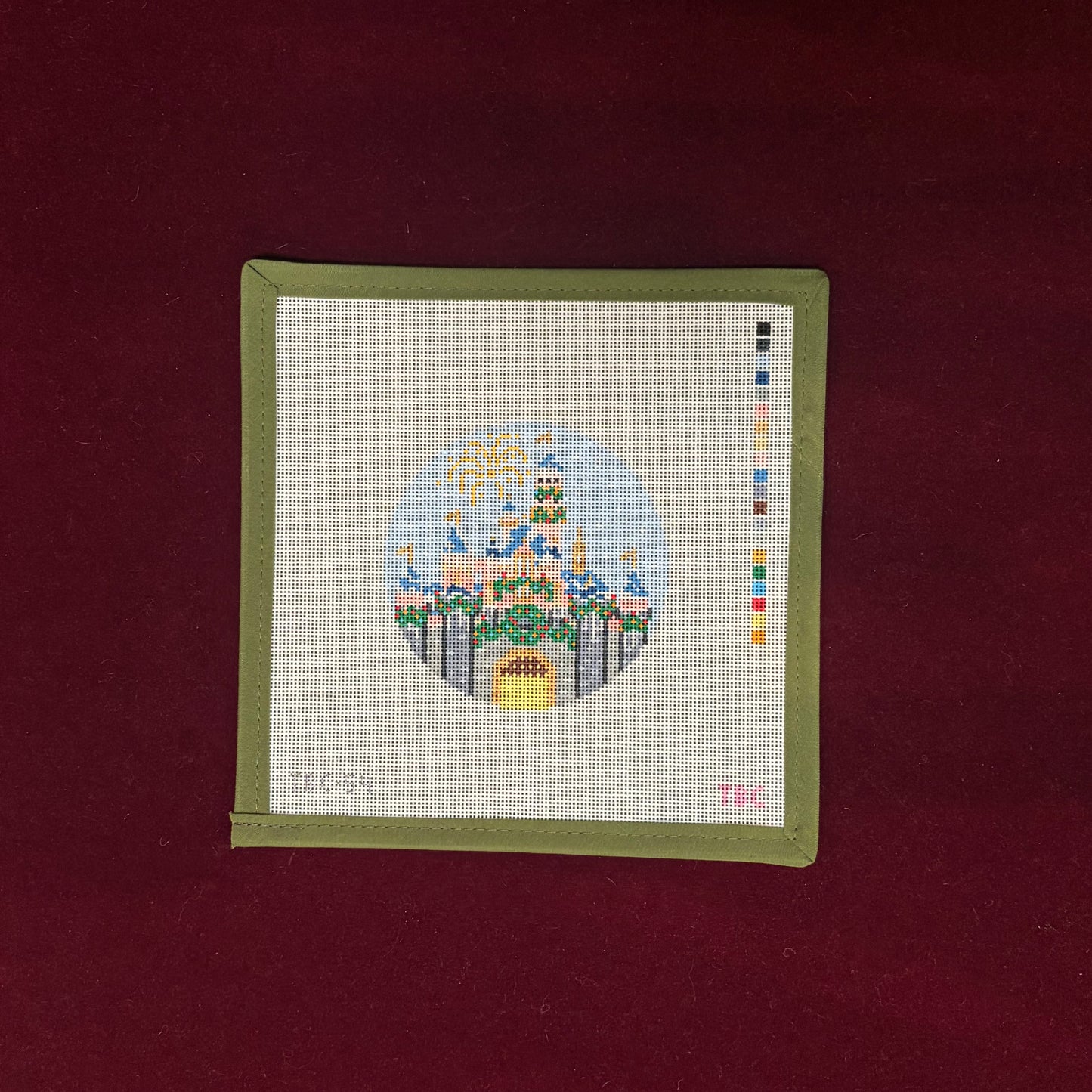 Christmas Castle, The Book Canvas-Canvas-Mopsey Designs-The Pepper Pot