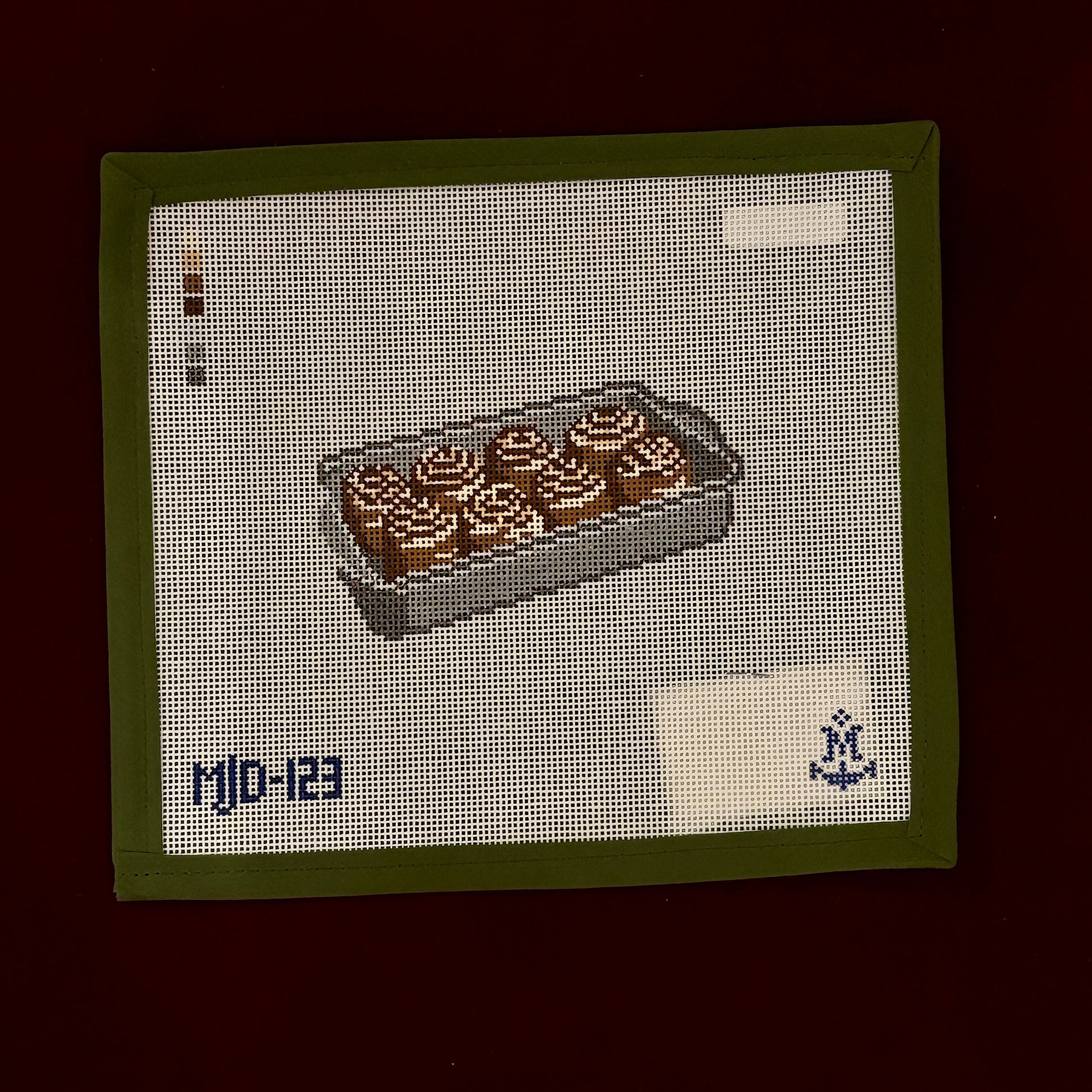 Cinnamon Rolls-Needlepoint Canvas-Morgan Julia Designs-The Pepper Pot Barrington, IL