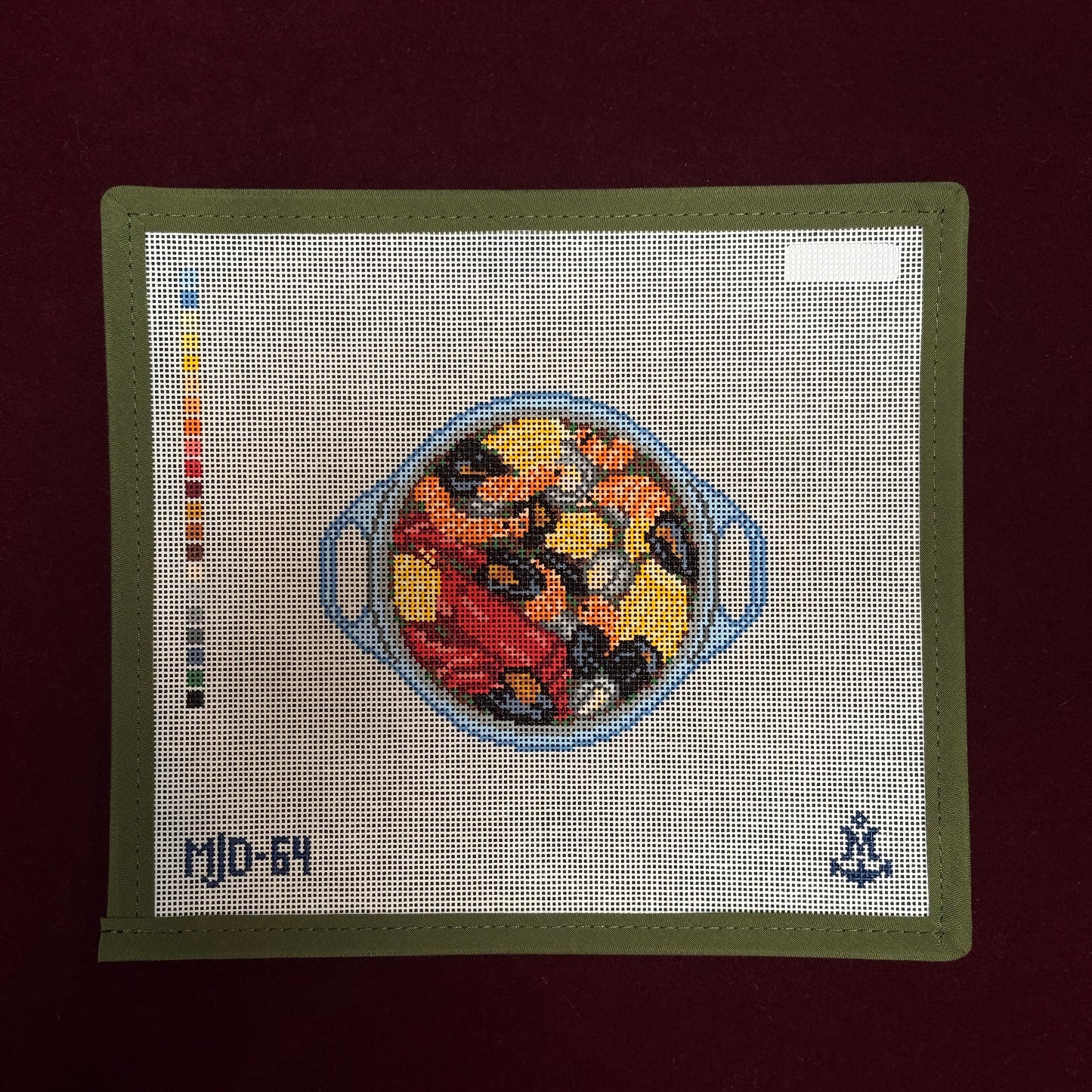 Clambake Steamer Pot-Needlepoint Canvas-Morgan Julia Designs-The Pepper Pot Barrington, IL