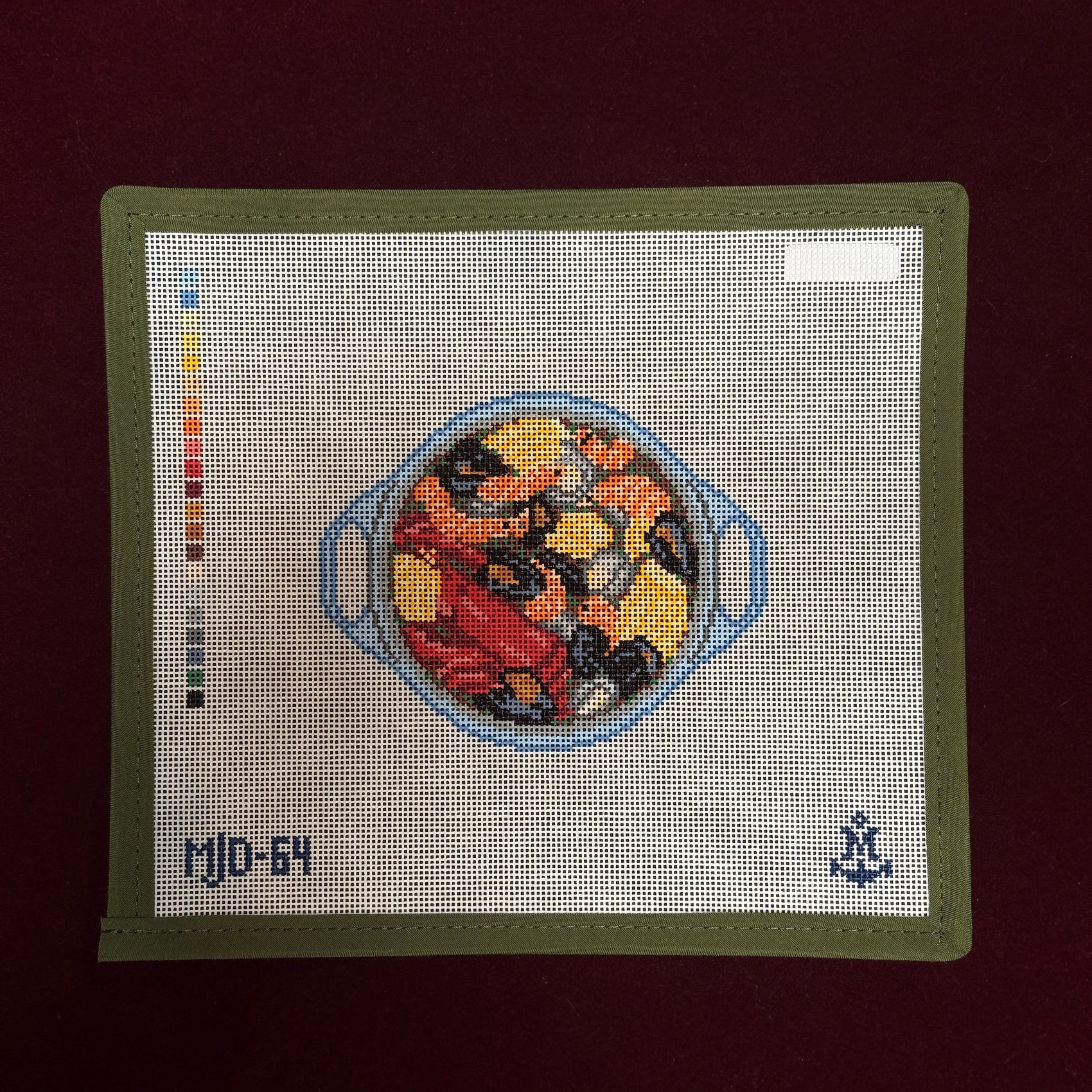 Clambake Steamer Pot-Needlepoint Canvas-Morgan Julia Designs-The Pepper Pot Barrington, IL