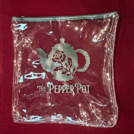 Clear Vinyl Project Bag -The Pepper Pot-Bags-Timeless Totes-Large - 17 x 17"-The Pepper Pot