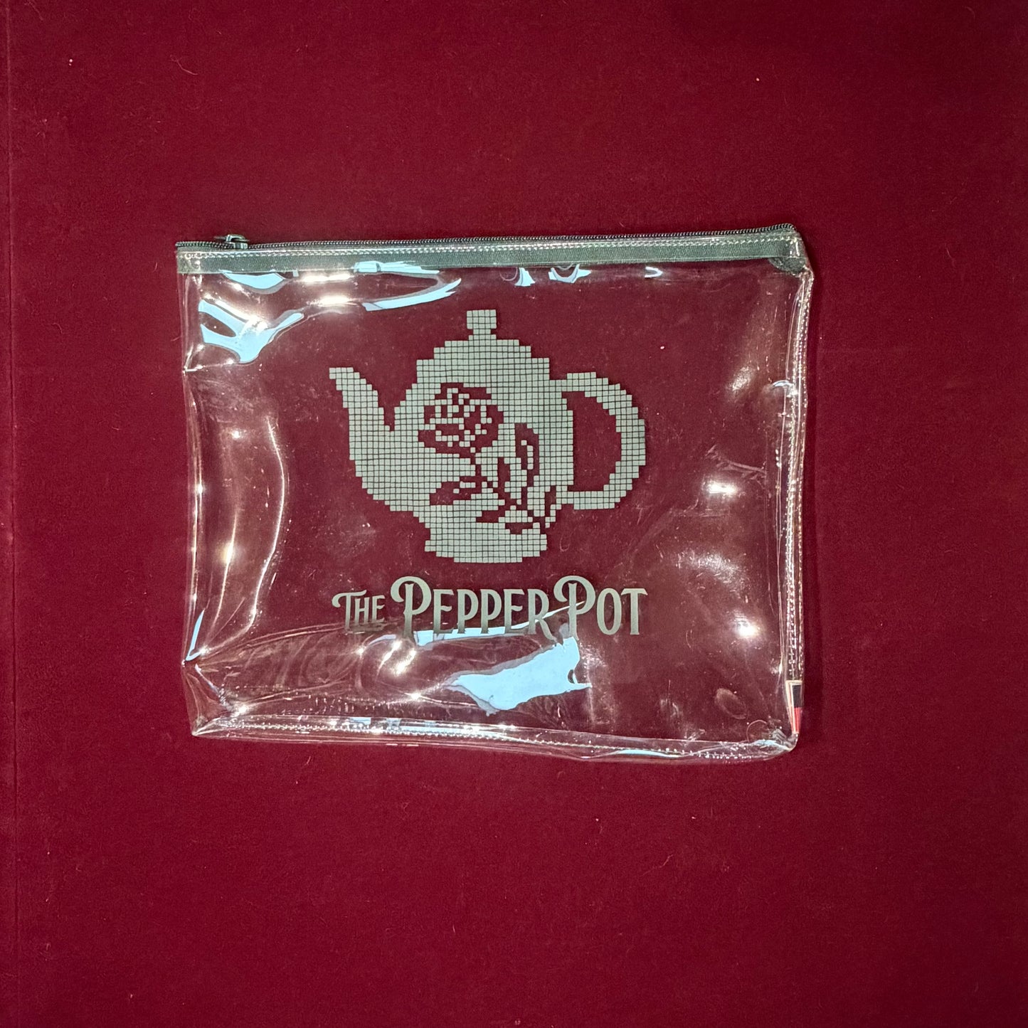 Clear Vinyl Project Bag -The Pepper Pot-Bags-Timeless Totes-Medium -13 x 10"-The Pepper Pot