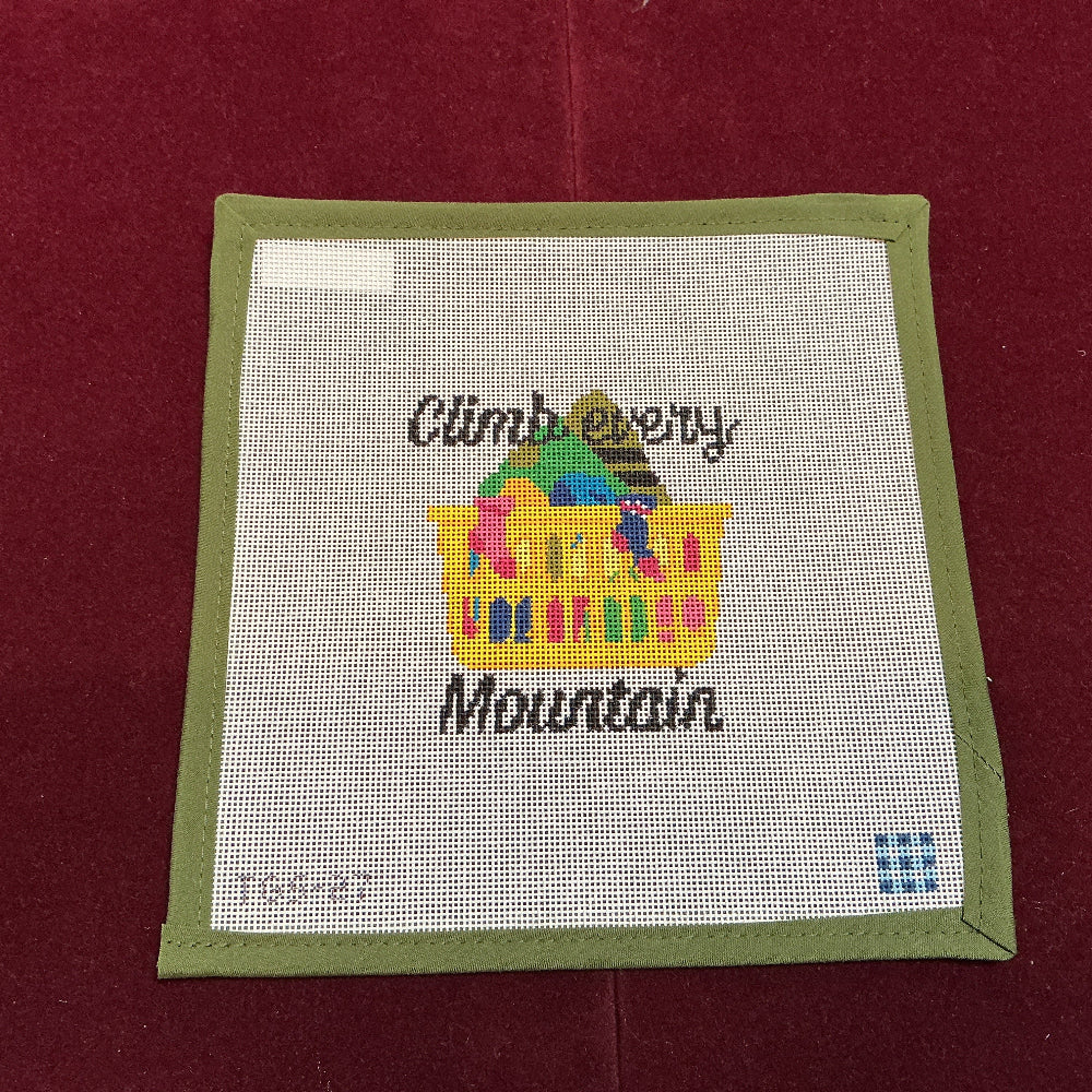 Climb Every Mountain-Needlepoint Canvas-The Gingham Stitchery-The Pepper Pot Barrington, IL