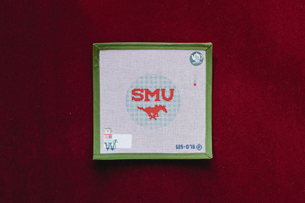 College Rounds - SMU-Canvas-Wipstitch-The Pepper Pot