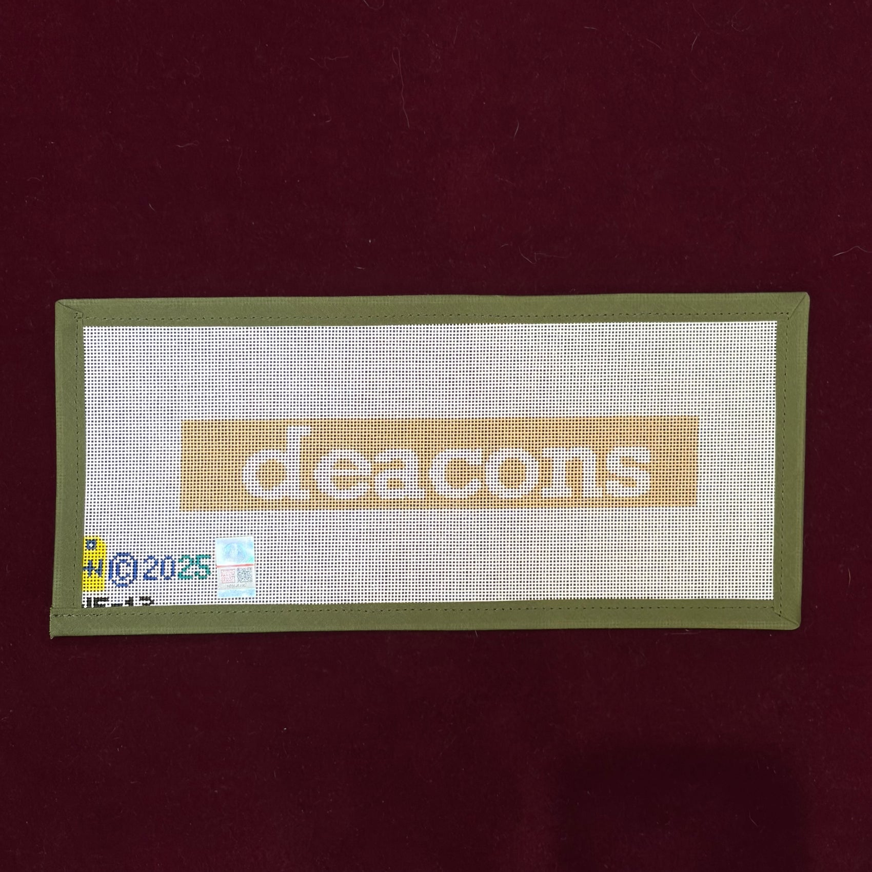 Collegiate Series Key Fob Wake Forrest Deacons-Canvas-Hedgie Needlepoint Wholesale-The Pepper Pot