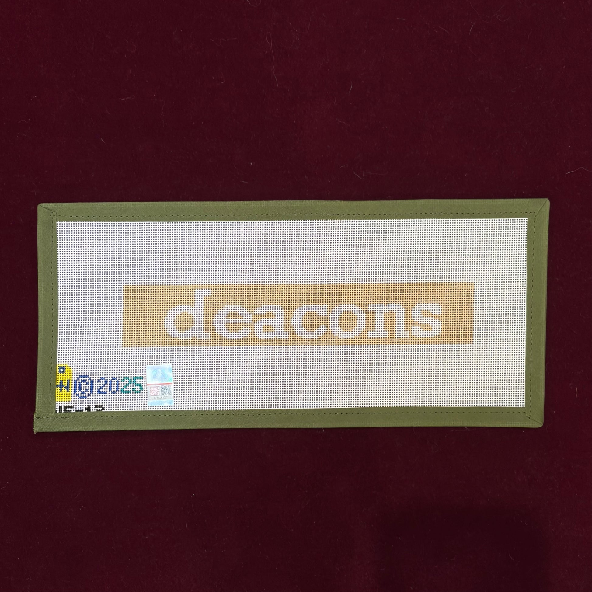 Collegiate Series Key Fob Wake Forrest Deacons-Canvas-Hedgie Needlepoint Wholesale-The Pepper Pot
