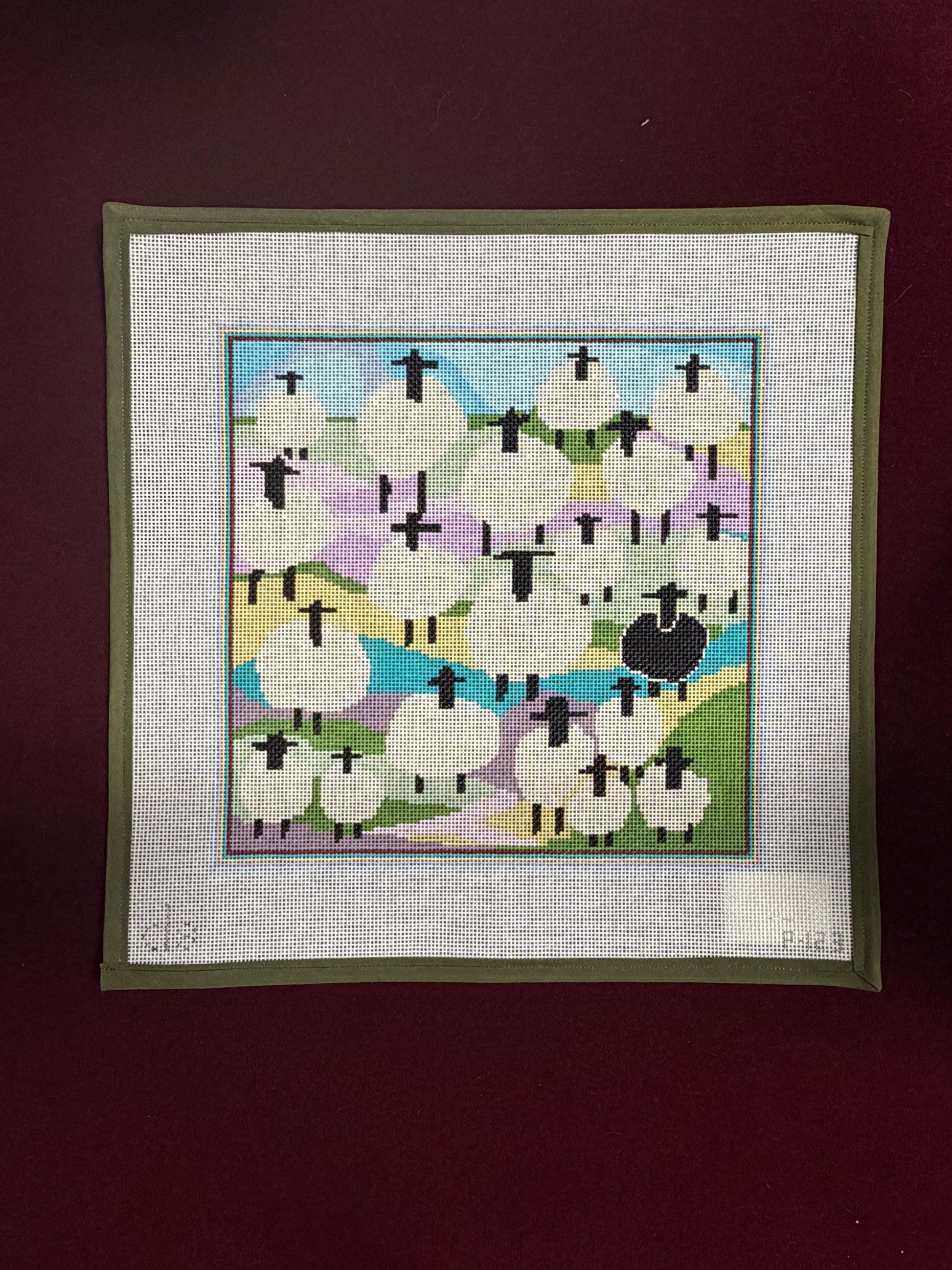 Counting Sheep-Canvas-Doolitte Stitchery-The Pepper Pot