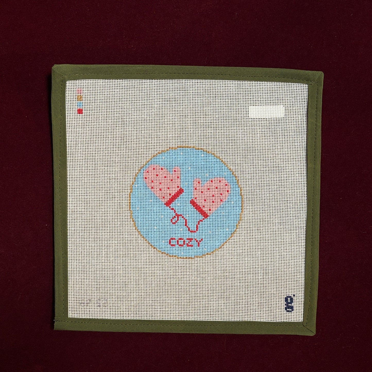Cozy Mittens-Needlepoint Canvas-Goodpoint Needlepoint-The Pepper Pot Barrington, IL