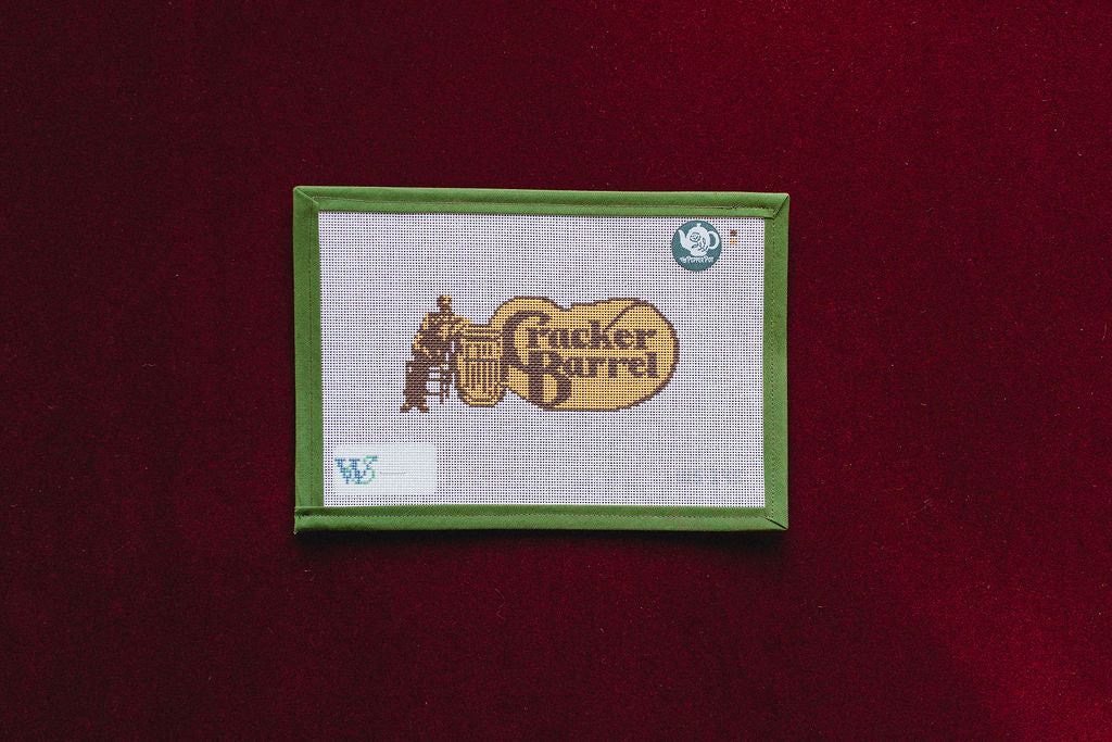 Cracker Barrel-Canvas-Wipstitch-The Pepper Pot
