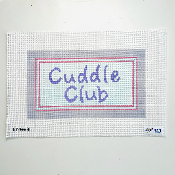 Cuddle Club August Trunk Show-Needlepoint Canvas-KCN Designers-The Pepper Pot Barrington, IL