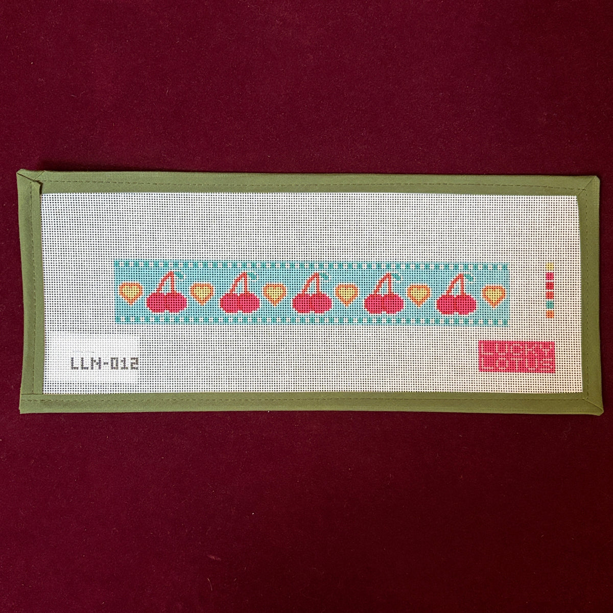 Cute Cherries-Needlepoint Canvas-Lucky Lotus-The Pepper Pot Barrington, IL