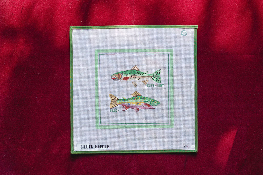 Cutthroat & Brook Trout-Canvas-Silver Needle-The Pepper Pot