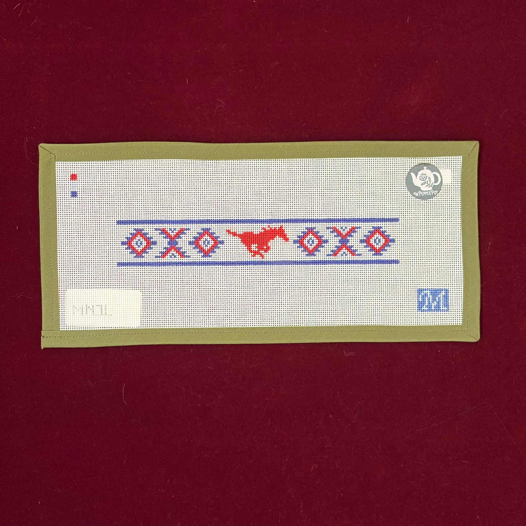 Dallas Fob-Canvas-Maura Nolan Designs-The Pepper Pot