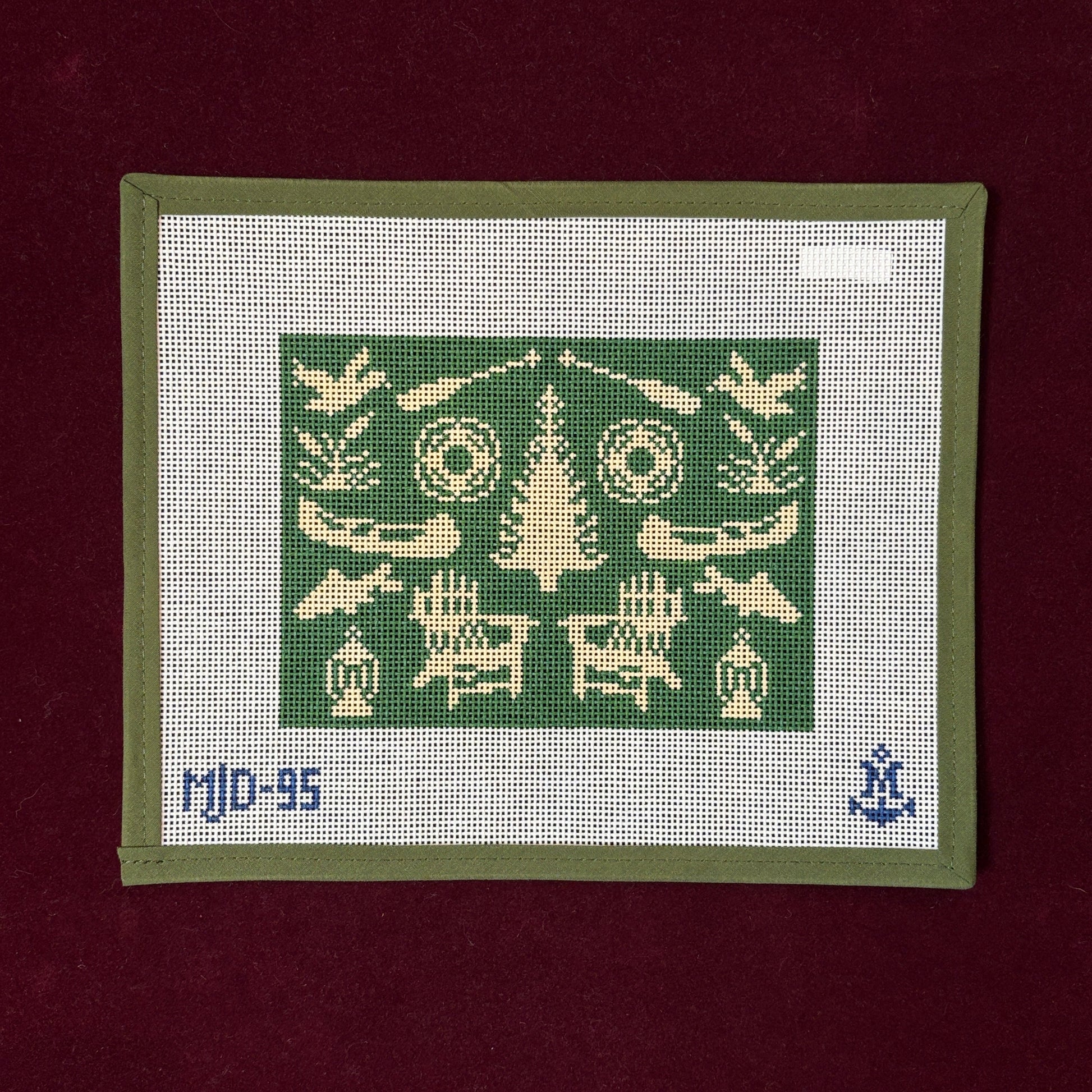 Daybreak at the Lake-Needlepoint Canvas-Morgan Julia Designs-The Pepper Pot Barrington, IL