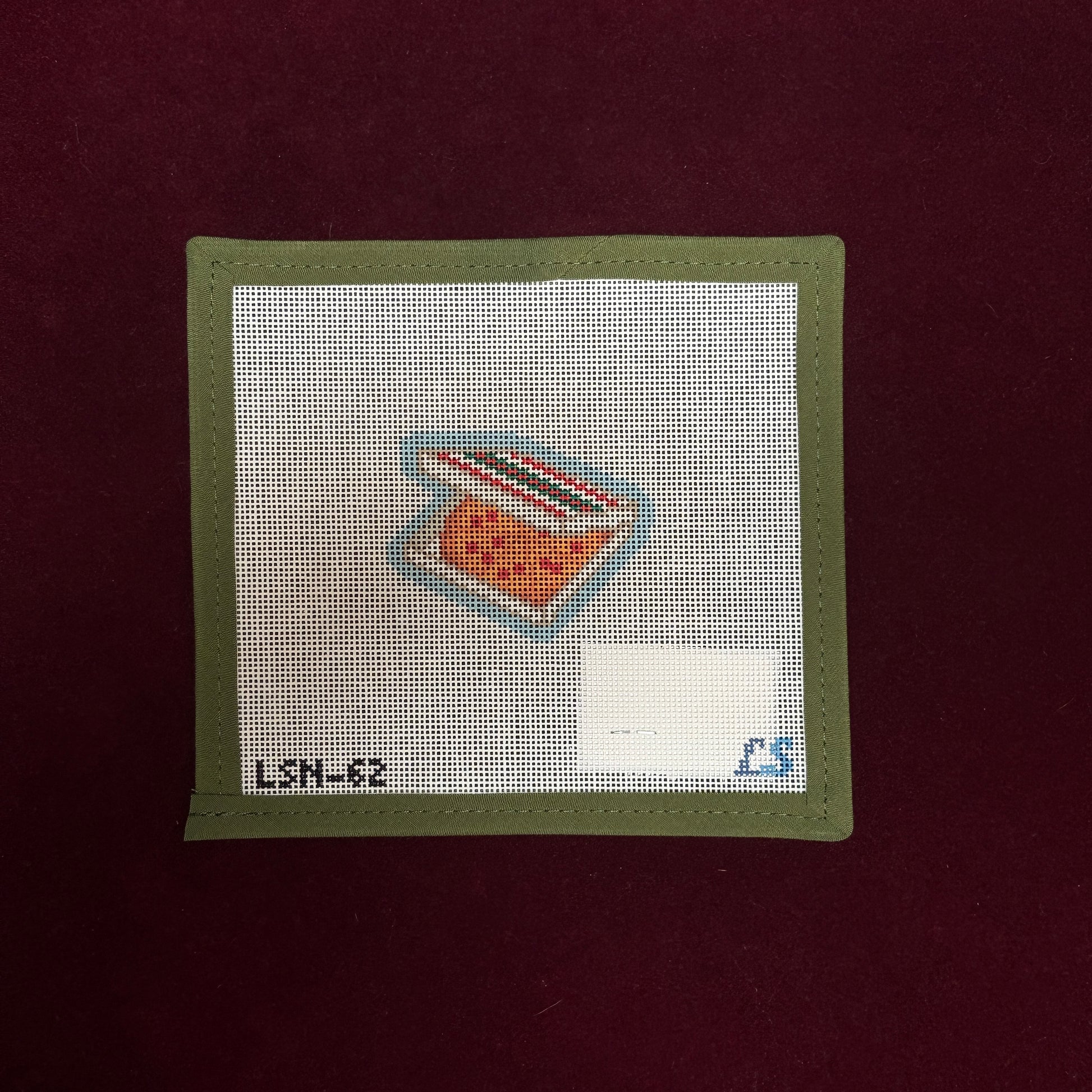 Delivery Pizza-Needlepoint Canvas-Lake Shore Needlepoint-The Pepper Pot Barrington, IL