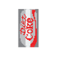 Diet Coke 1.25"x 2.5" Mini Needlepoint Canvas-Needlepoint Canvas-Fraymeworks-The Pepper Pot Barrington, IL
