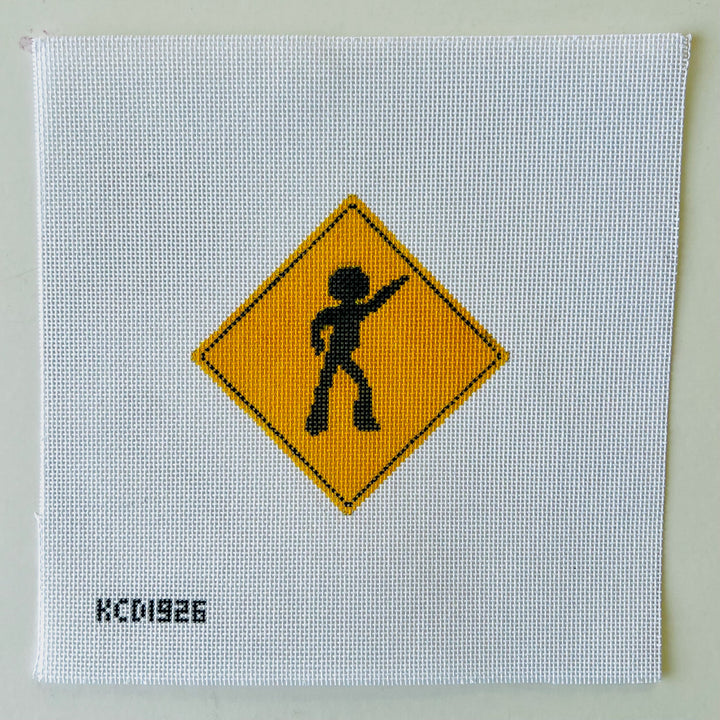 Disco Dancing Ahead August Trunk Show-Needlepoint Canvas-KCN Designers-The Pepper Pot Barrington, IL