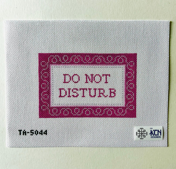 Do Not Disturb August Trunk Show-Needlepoint Canvas-KCN Designers-The Pepper Pot Barrington, IL