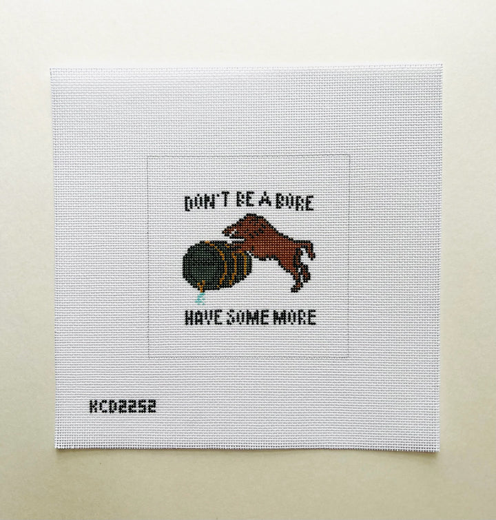 Don't be a Bore August Trunk Show-Needlepoint Canvas-KCN Designers-The Pepper Pot Barrington, IL