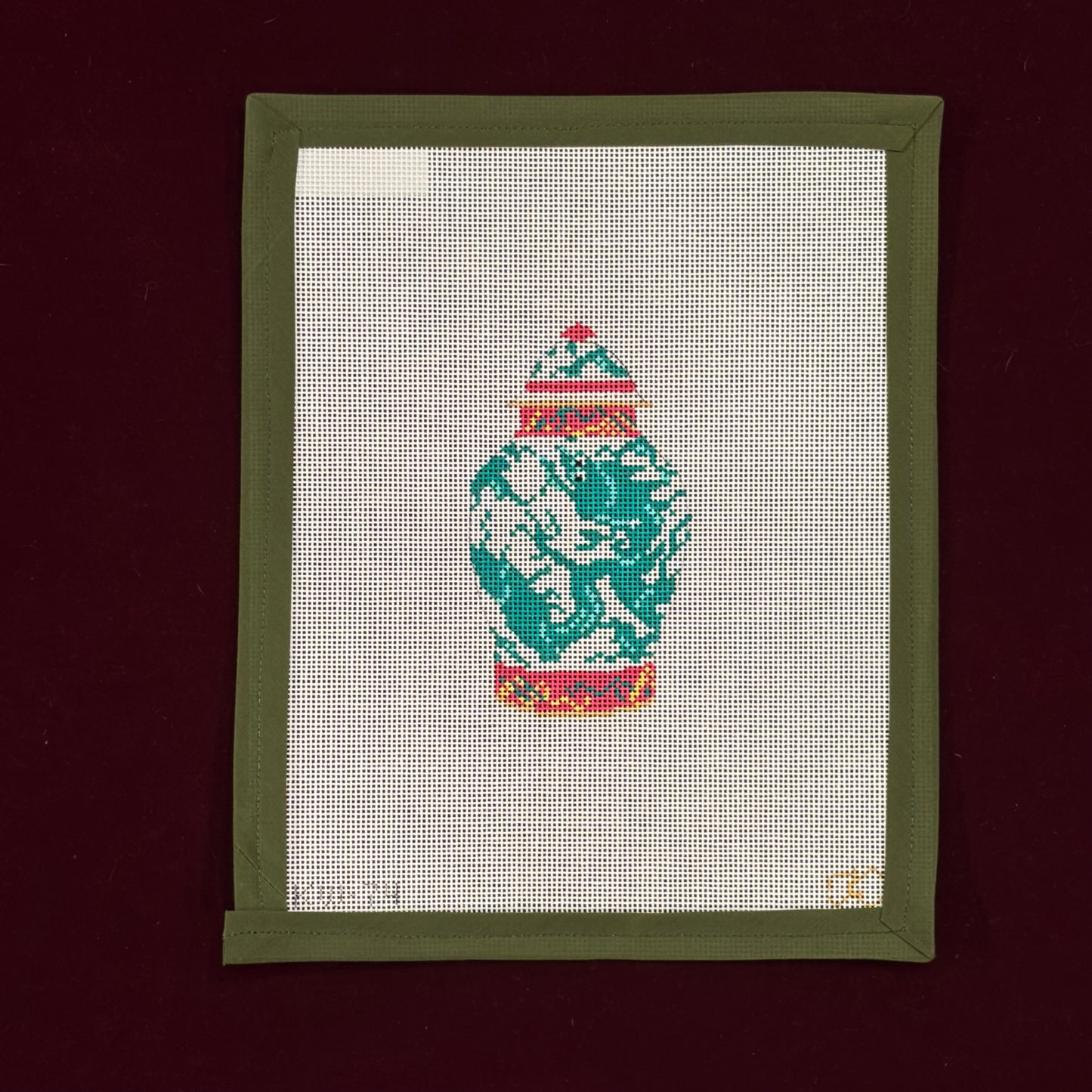 Dragon Ginger Jar-Canvas-Kate Woodward-The Pepper Pot