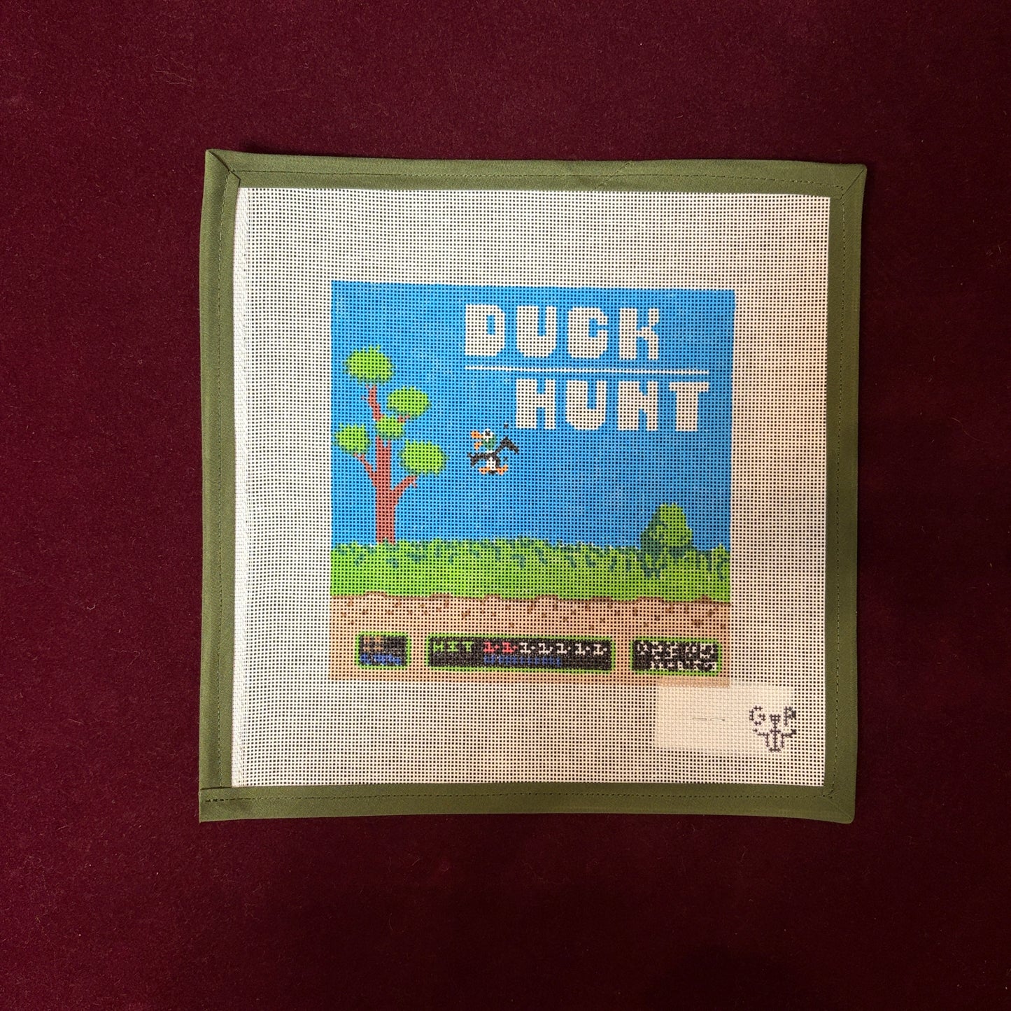 Duck Hunt-Needlepoint Canvas-Golden Pearl Designs-The Pepper Pot Barrington, IL