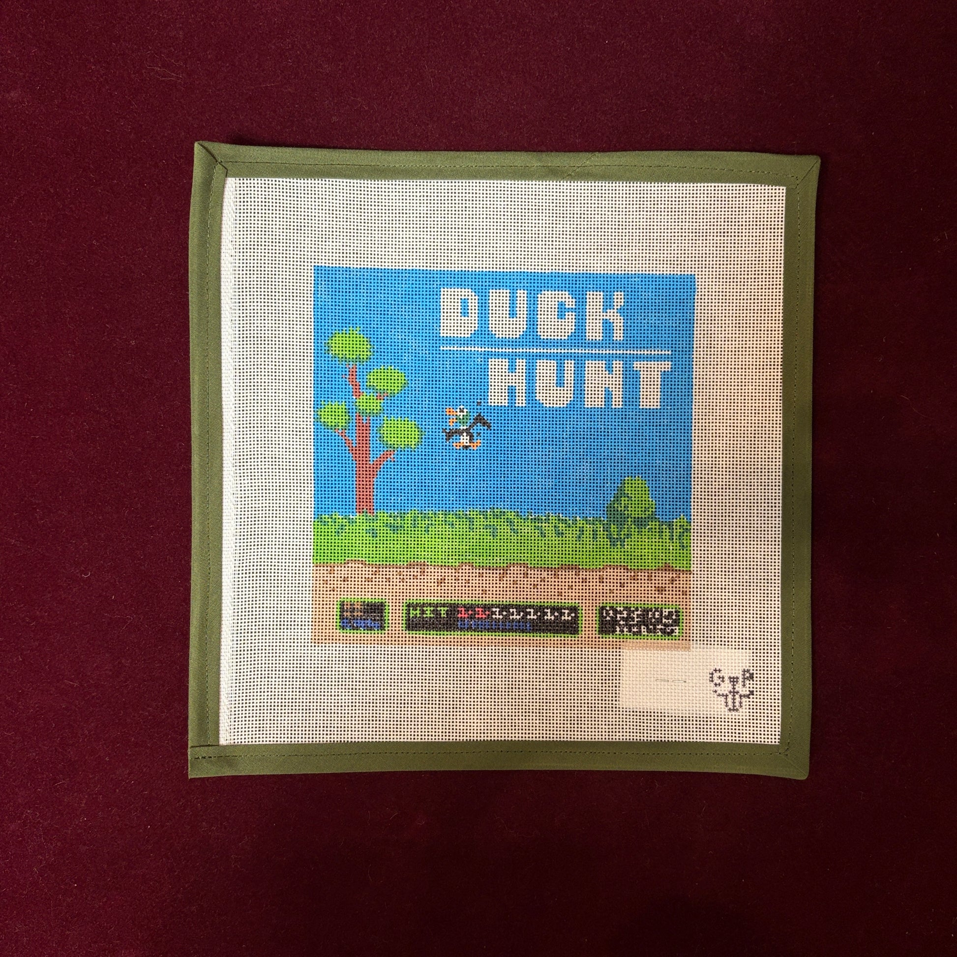 Duck Hunt-Needlepoint Canvas-Golden Pearl Designs-The Pepper Pot Barrington, IL