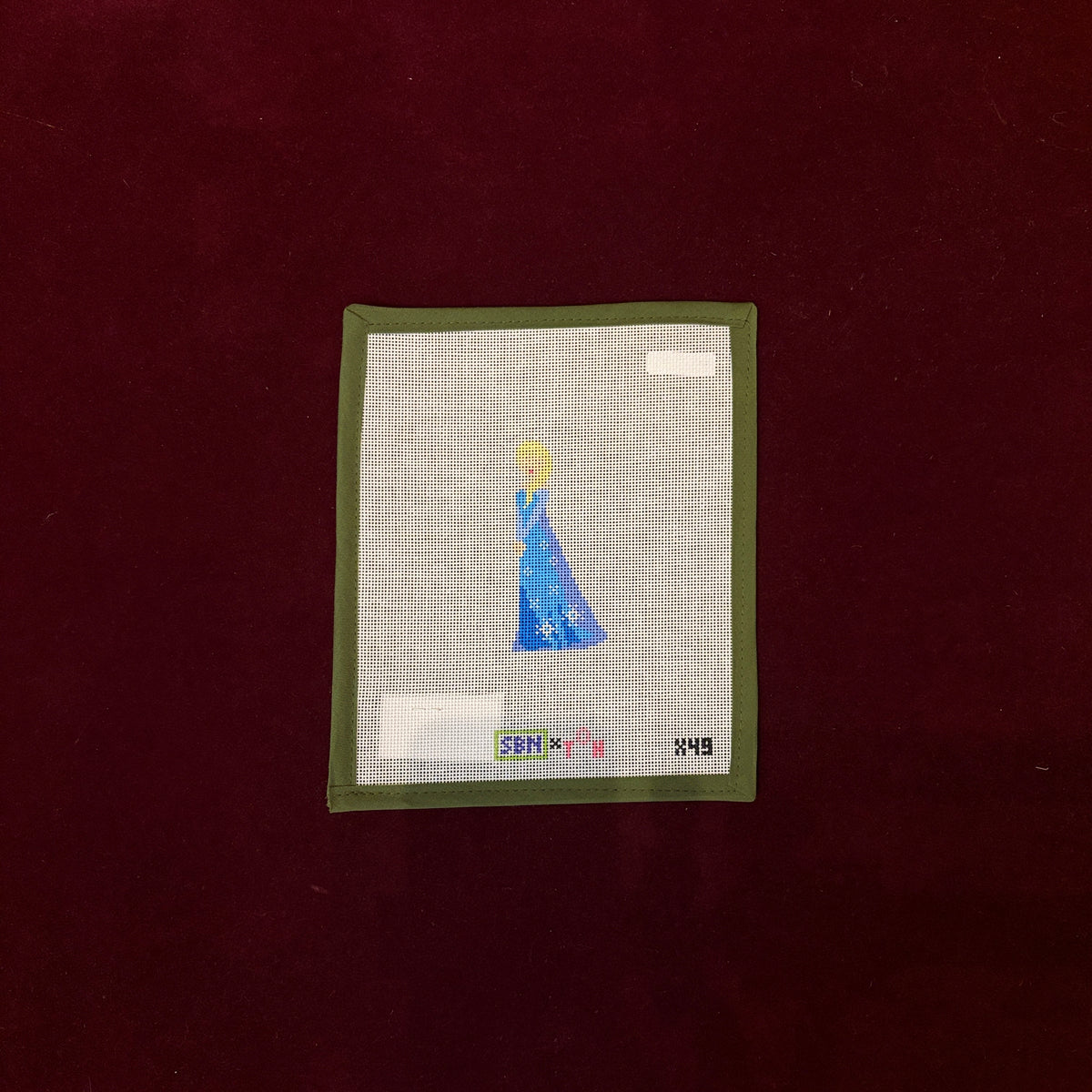 Elsa (Princess Series)-Needlepoint Canvas-Susan Battle Needlepoint-The Pepper Pot Barrington, IL