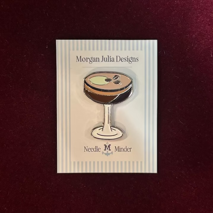 Espresso Martini Needle Minder-Needle Minder-Morgan Julia Designs-Magnetic Needle Minder-The Pepper Pot-Barrington IL