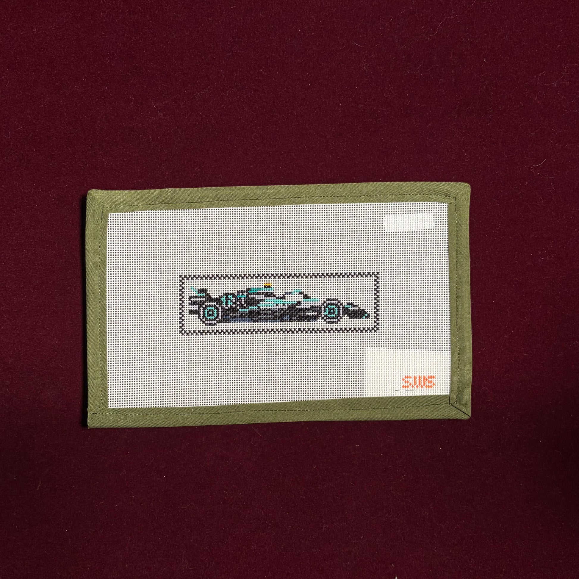 F1- Mercedes-Canvas-Stitching with Stacey-The Pepper Pot