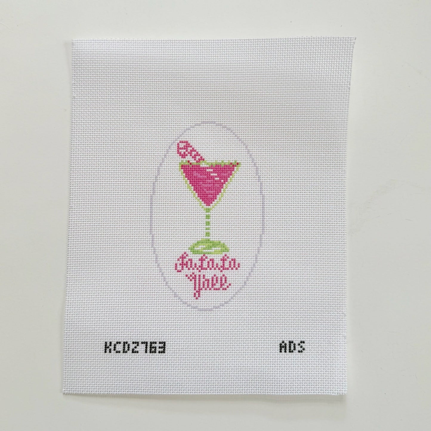Fa La La Y'all August Trunk Show-Needlepoint Canvas-KCN Designers-The Pepper Pot Barrington, IL