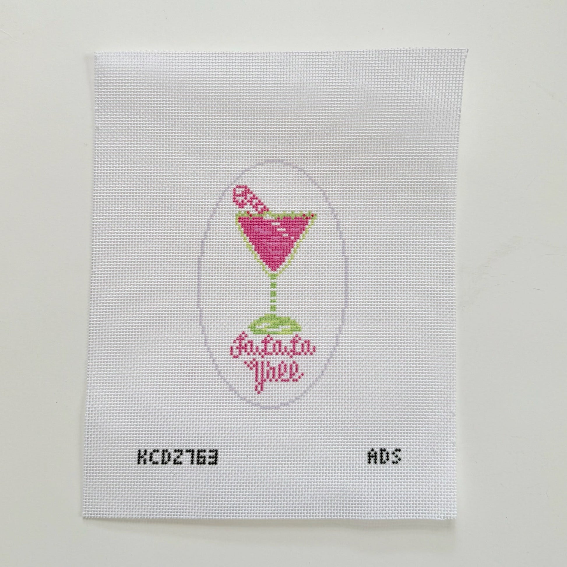 Fa La La Y'all August Trunk Show-Needlepoint Canvas-KCN Designers-The Pepper Pot Barrington, IL