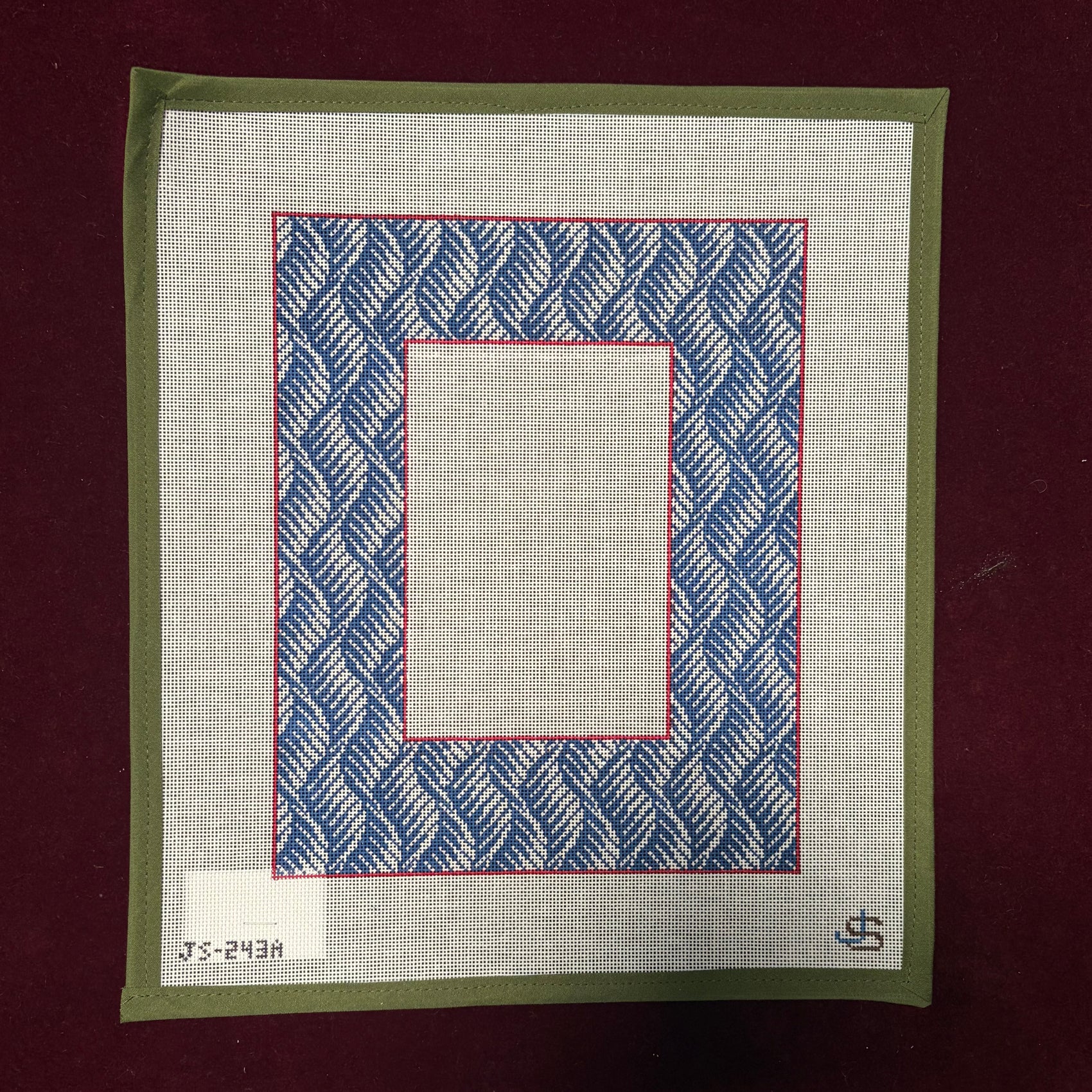 Feather Wave Picture Frame Canvas-Canvas-Jeni Sandberg-The Pepper Pot