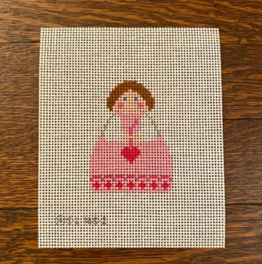February Angel August Trunk Show-Needlepoint Canvas-KCN Designers-The Pepper Pot Barrington, IL