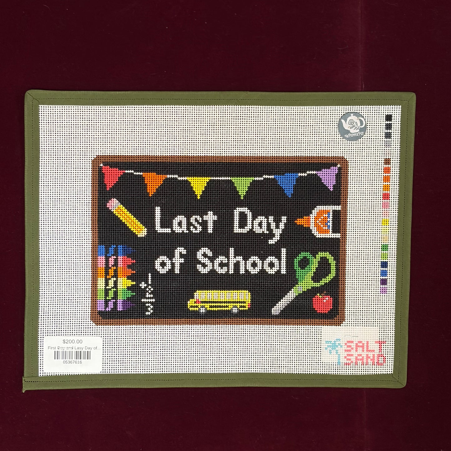 First Day and Last Day of School (Two Canvases)-Canvas-Salt + Sand Designs-The Pepper Pot