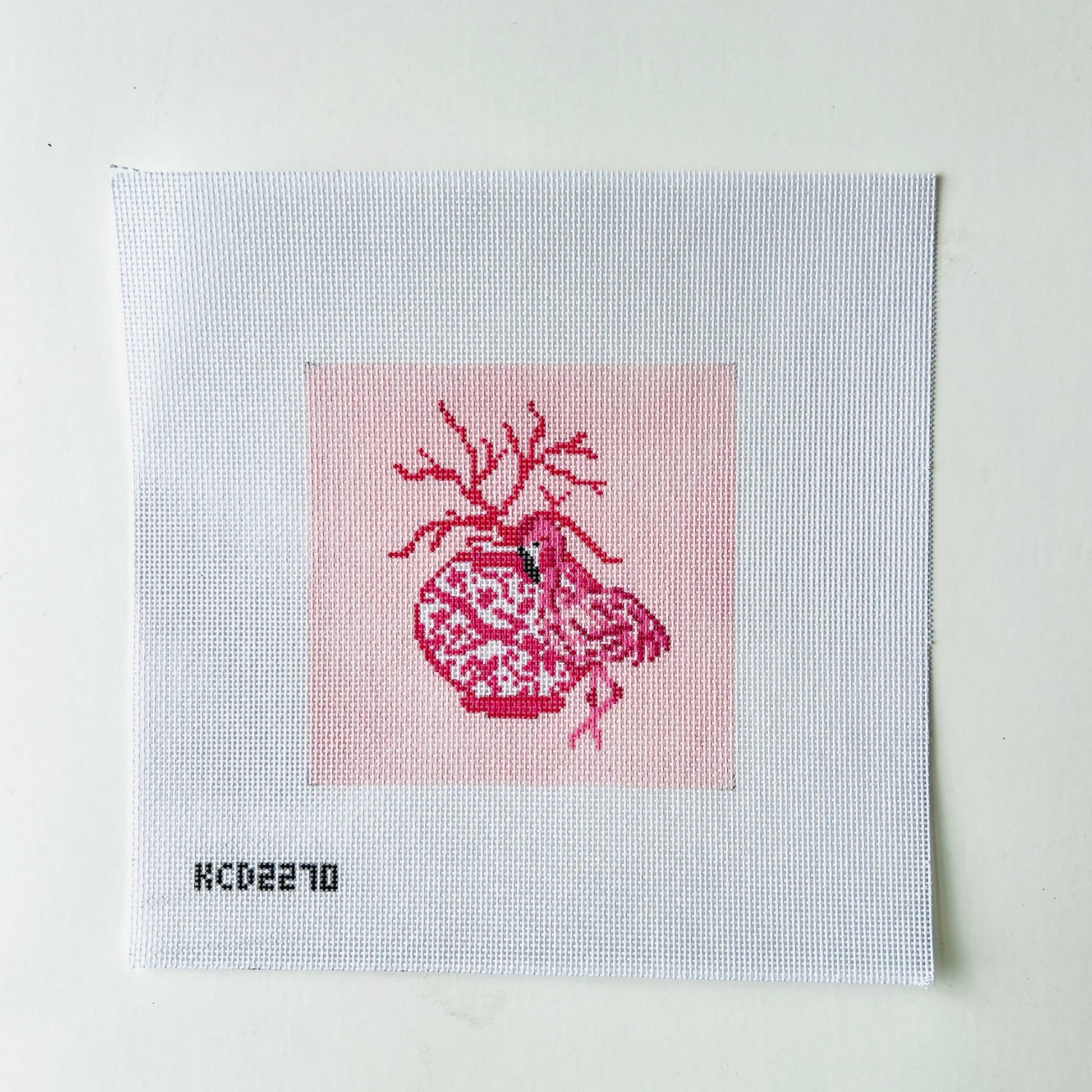 Flamingo and Fire August Trunk Show-Needlepoint Canvas-KCN Designers-The Pepper Pot Barrington, IL