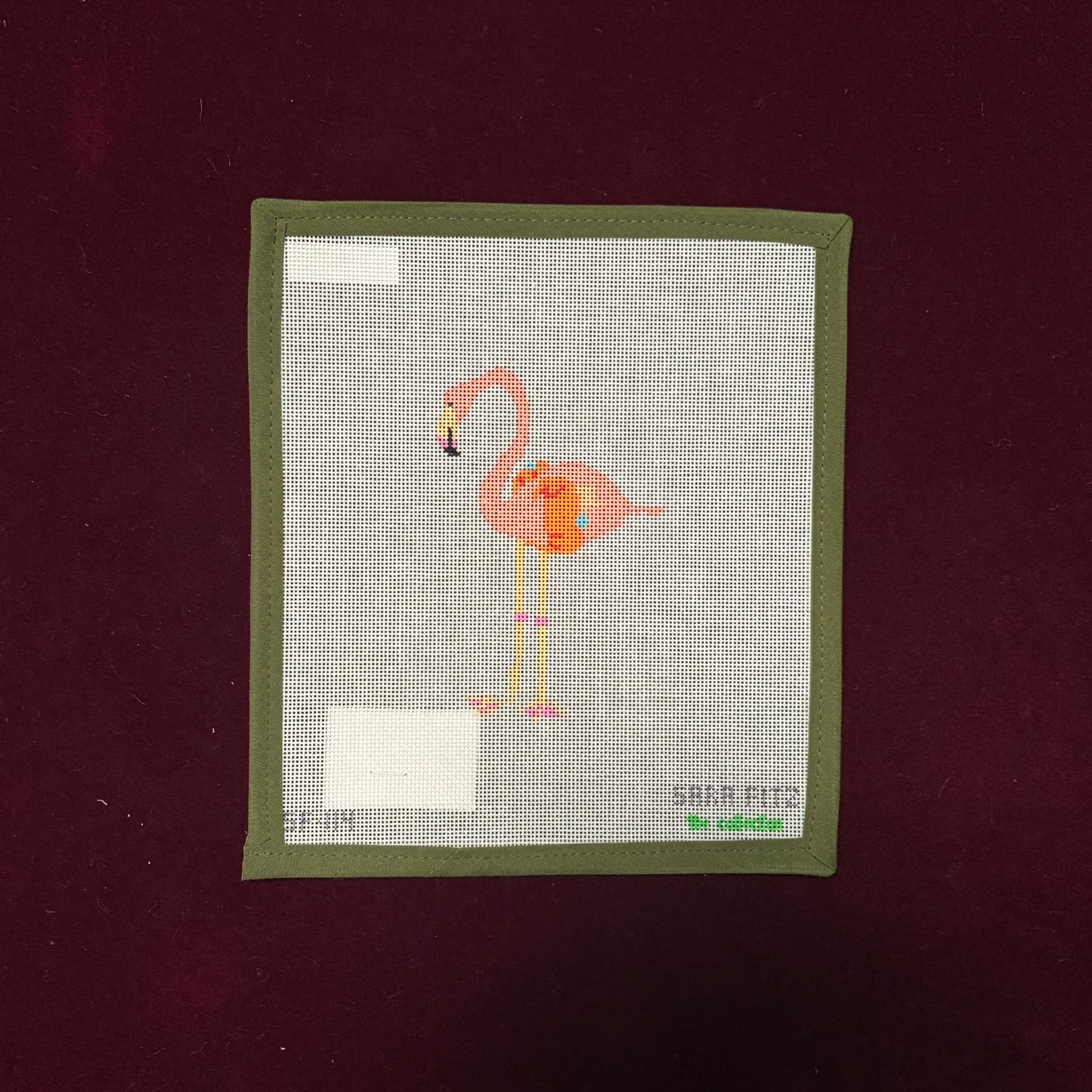 Flamingo-Canvas-Sara Fitz-The Pepper Pot