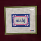 Floral Corner Mahjong Insert-Needlepoint Canvas-Love MHB-Navy, Lilac, Pink-The Pepper Pot Barrington, IL